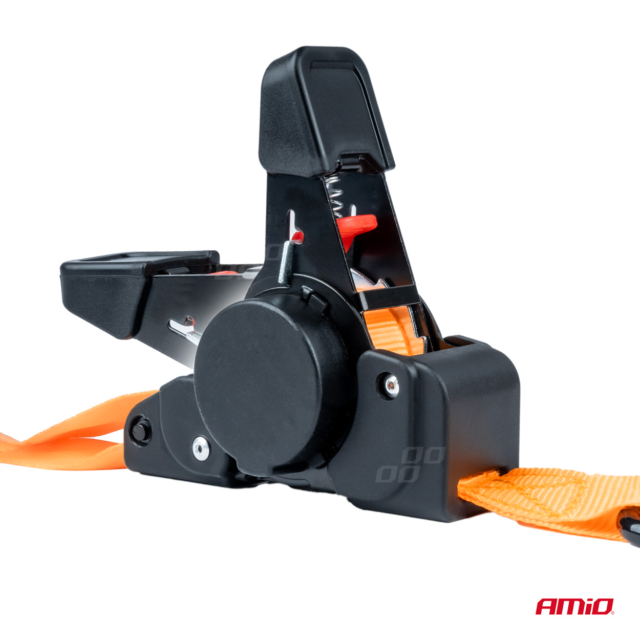 Set 2 x Chingi de asigurare marfa cu retractare automata, 200kg, dimensiune 18mm x 2m, model S-TYPE, AVX-AM03323 - imagine 3