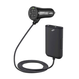 Incarcator auto fata-spate cu cablu 4xUSB