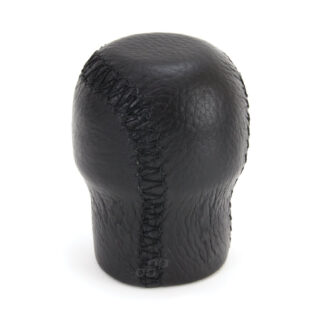 Nuca schimbator de viteza din piele neagra cu fir negru - 01757