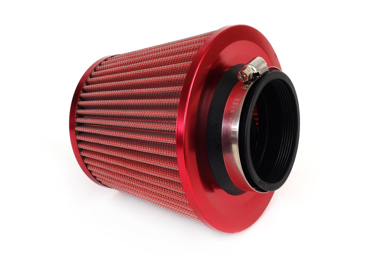 Filtru de aer conic rosu cu 3 adaptoare - imagine 2