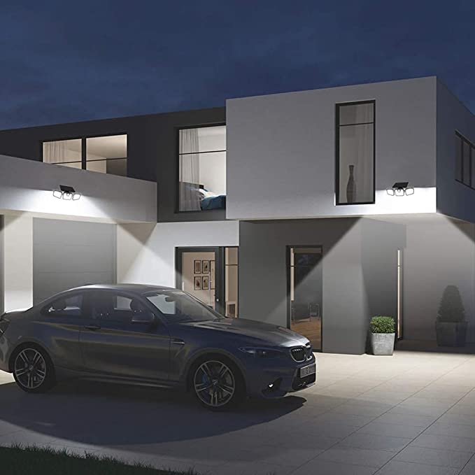 Lampa Solara LED, reglabila, model TRIO, cu senzor crepuscular si senzor de miscare - imagine 3