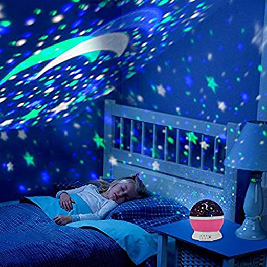 Proiector LED cu alimentare USB, model "Galaxy Stars" cu 9 moduri de afisare - imagine 4
