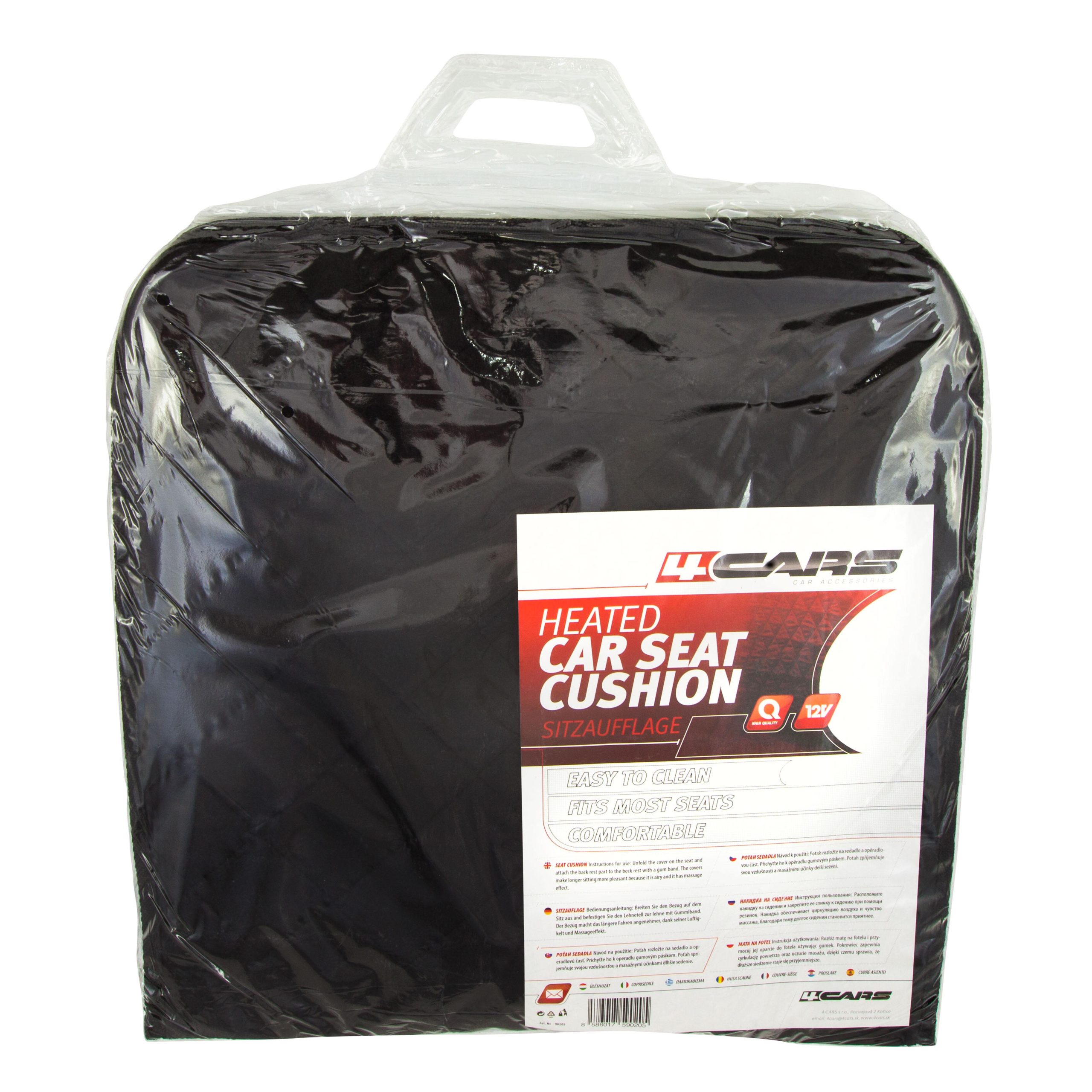 Husa scaun auto cu incalzire, spatar forma patrata, 2 trepte de caldura - imagine 3