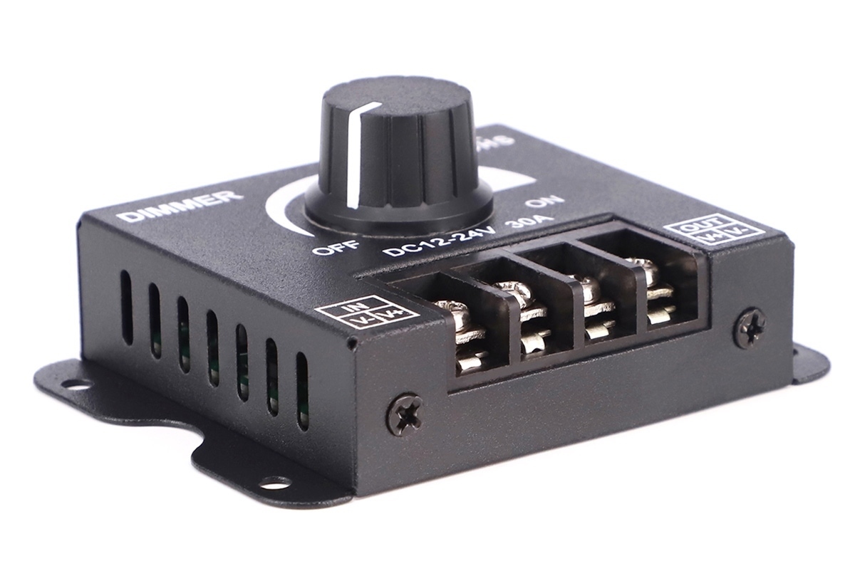Dimmer LED cu reglaj manual, 12V - 24V, 360W - 720W, 30A - imagine 6