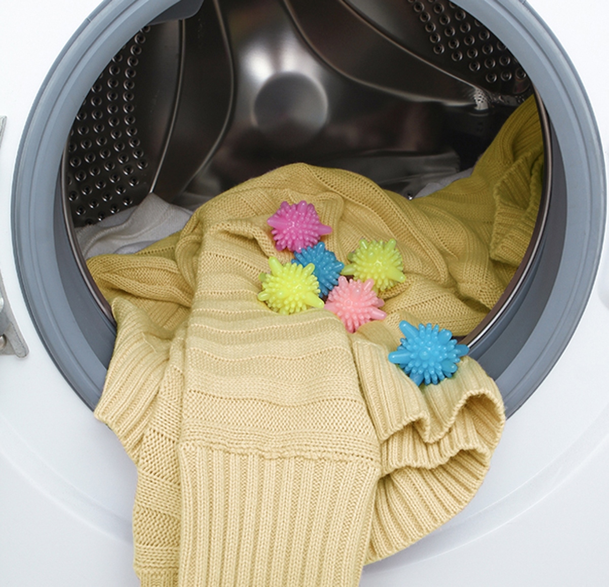 Set 5 bile anti-scamosare si inmuiere a rufelor, pentru masina de spalat - imagine 2