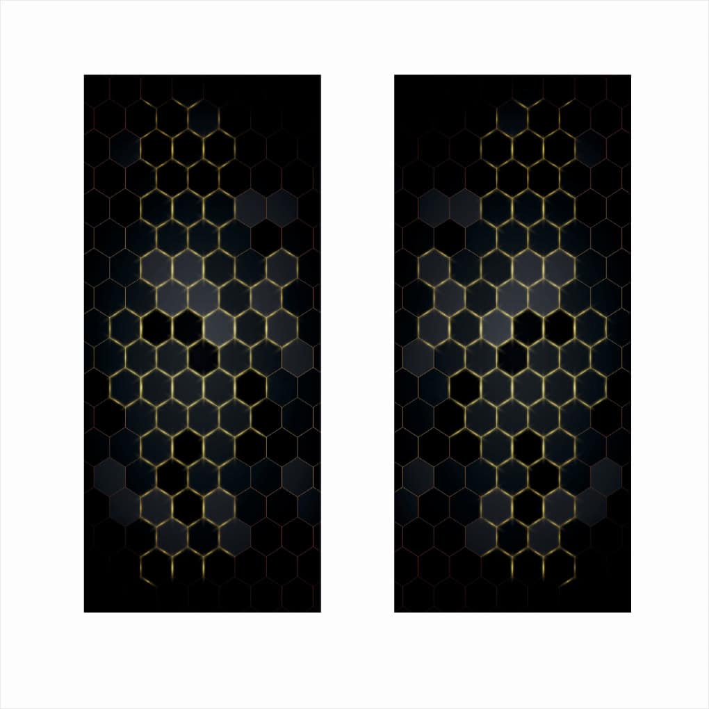 Set 2 stickere decorative pentru stalpii usilor, print autoadeziv de inalta rezolutie, dimensine 2 buc x 50 x 22 cm , cod: AVX-SSU-04 - imagine 2