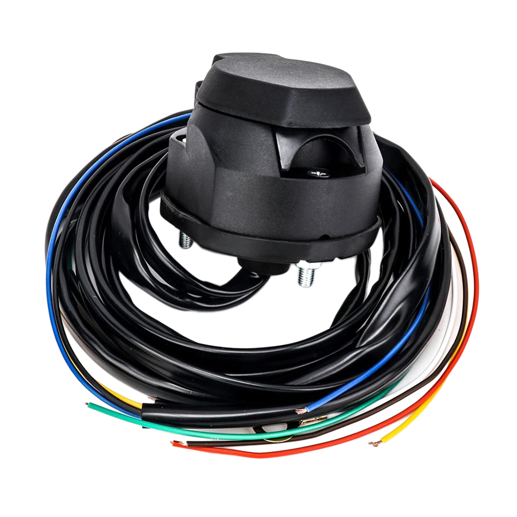 Kit cablaj pentru montaj carlig remorca, priza cu 7 pini, lungime cablu 1,5m - imagine 3