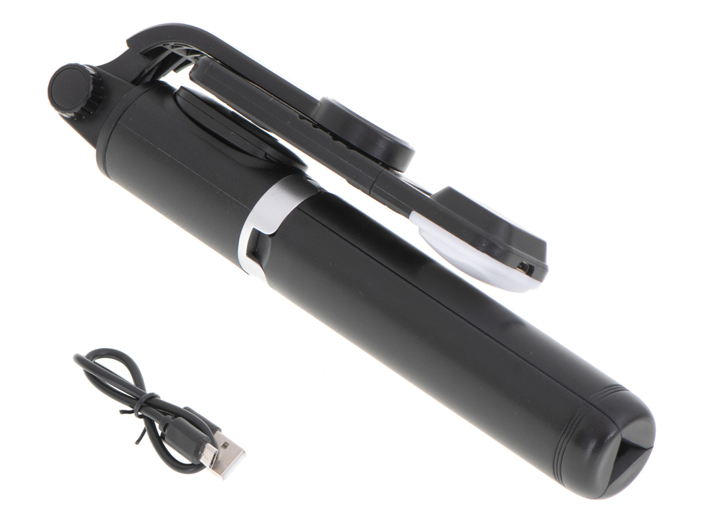 Set 3in1, Selfie Stick cu Lampa LED si Trepied, conectare Bluetooth, alimentare USB - imagine 15