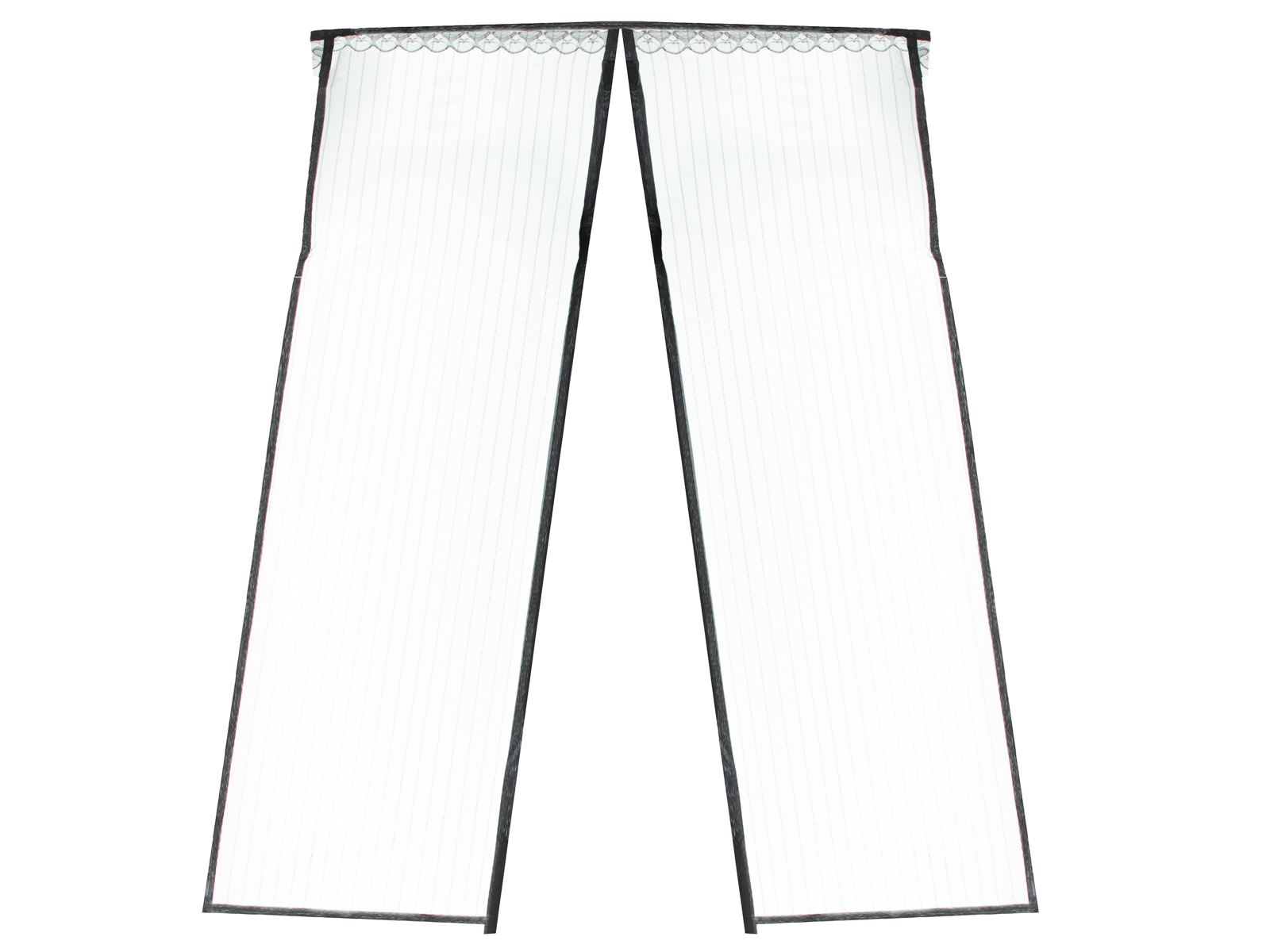 Plasa de tantari magnetica pentru usa, dimensiune 110 x 220 cm - imagine 3