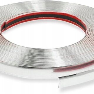 Rola Ornament autoadeziv, 15mm x 15m, culoare Crom SILVER