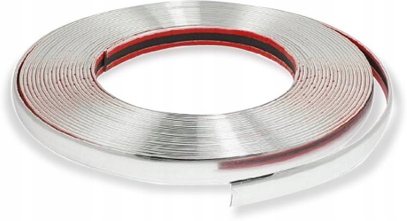 Rola Ornament autoadeziv, 20mm x 15m, culoare Crom SILVER - imagine 2