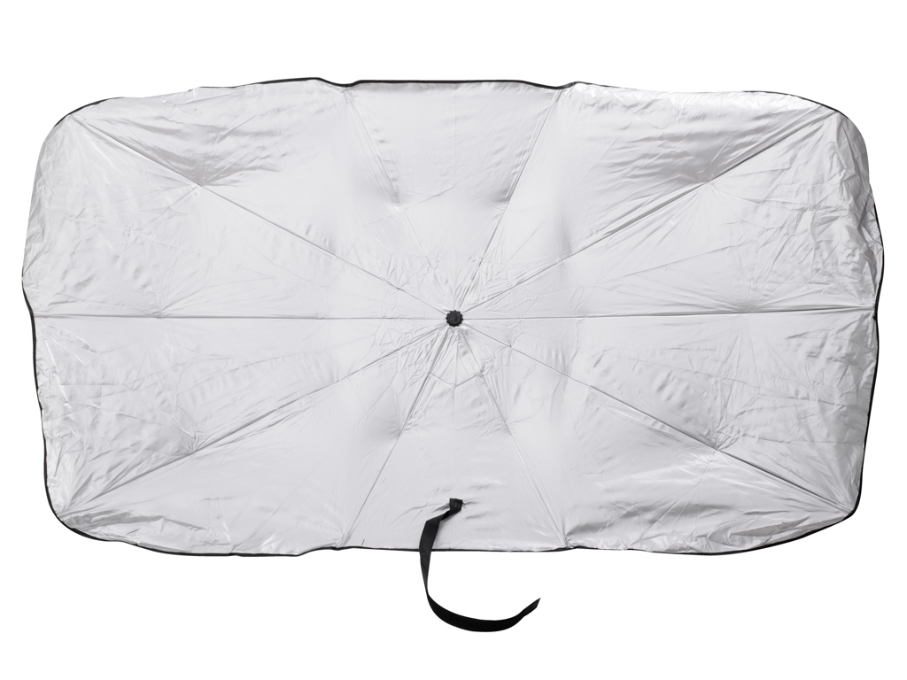 Parasolar Auto tip umbrela pentru parbriz, dimensiune 78 x 130 cm, culoare neagra - imagine 3
