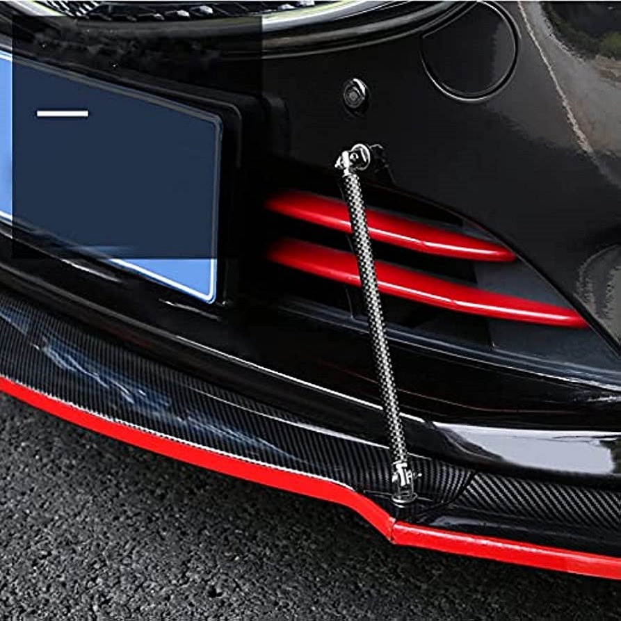 Set 2 Tije din Aluminiu reglabile pentru Consolidare Spoiler, lungime 10cm, IMITATIE CARBON - imagine 3