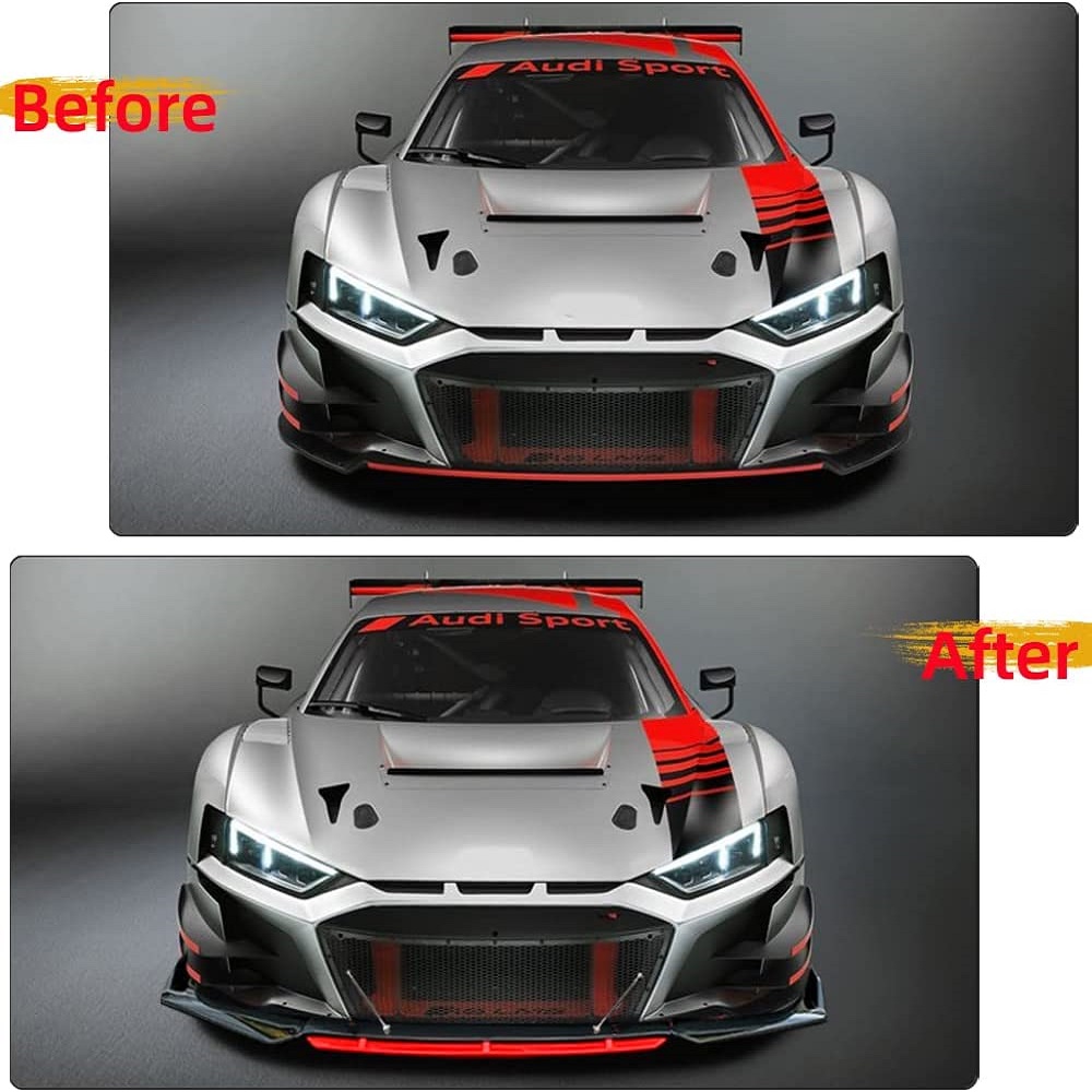 Set 2 Tije din Aluminiu reglabile pentru Consolidare Spoiler, lungime 10cm, IMITATIE CARBON - imagine 5
