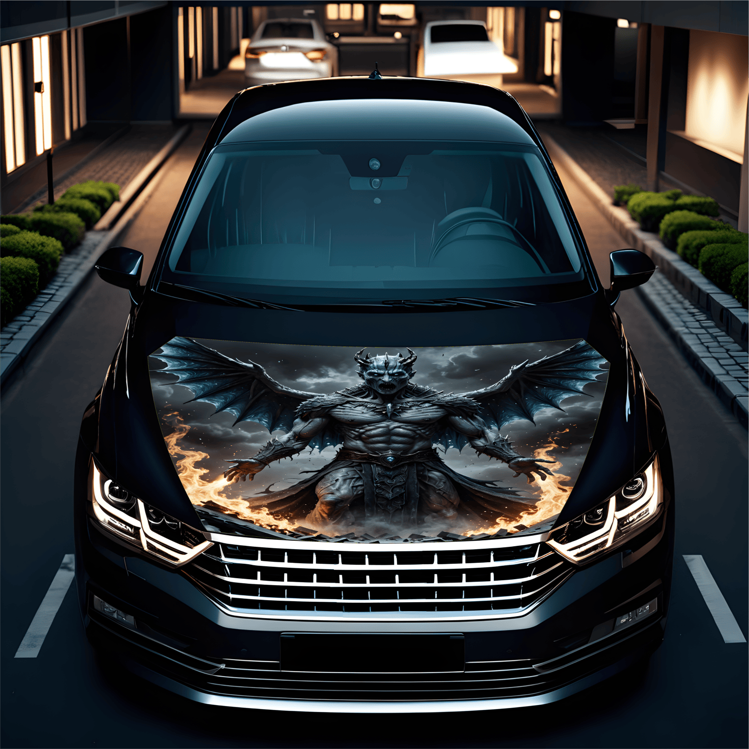 Folie Capota Auto "Hood Art" rezistenta la exterior, marime M (165 x 120cm) - Cod: AVX-CAPOTA-026M - imagine 2