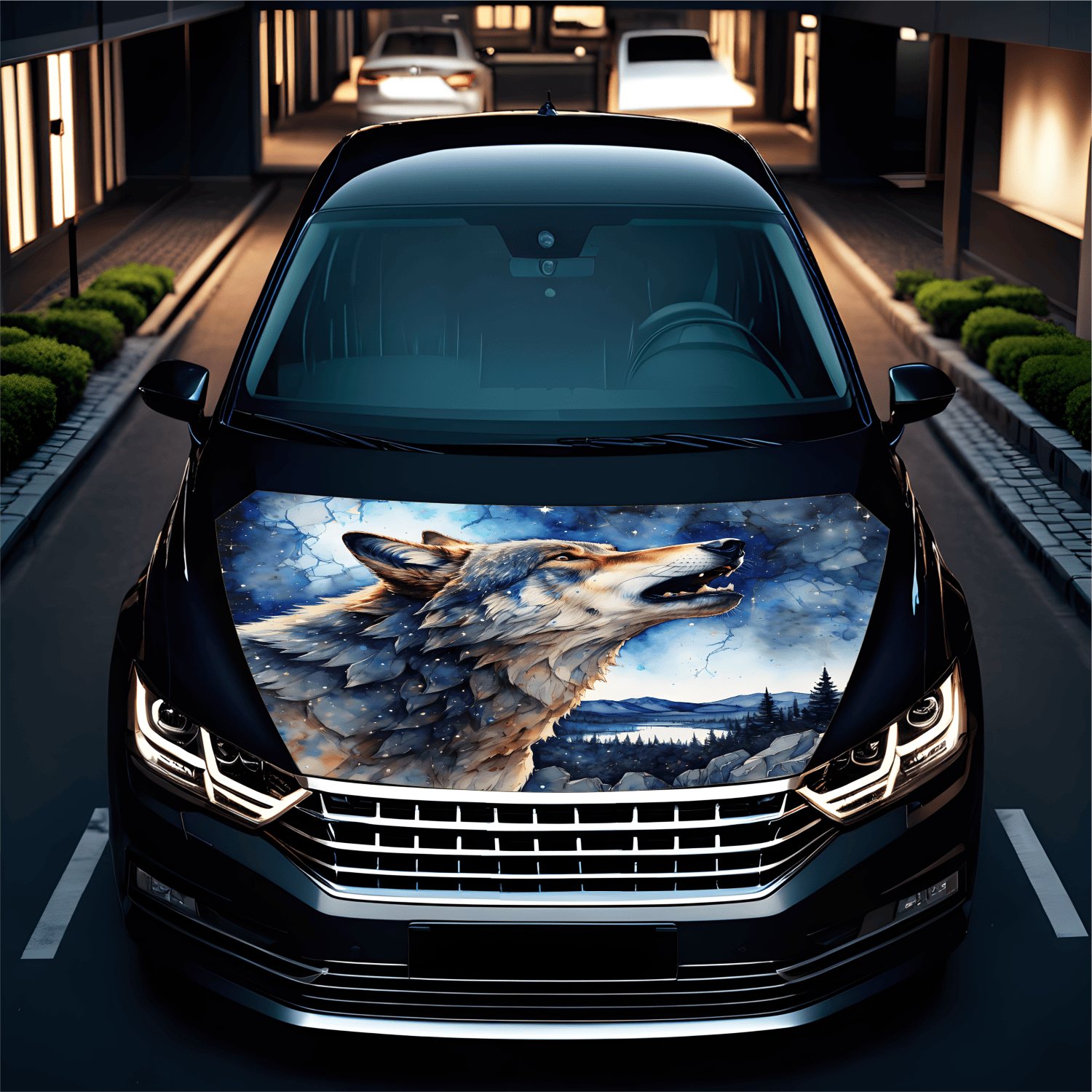Folie Capota Auto "Hood Art" rezistenta la exterior, marime S (150 x 110cm) - Cod: AVX-CAPOTA-030S - imagine 2