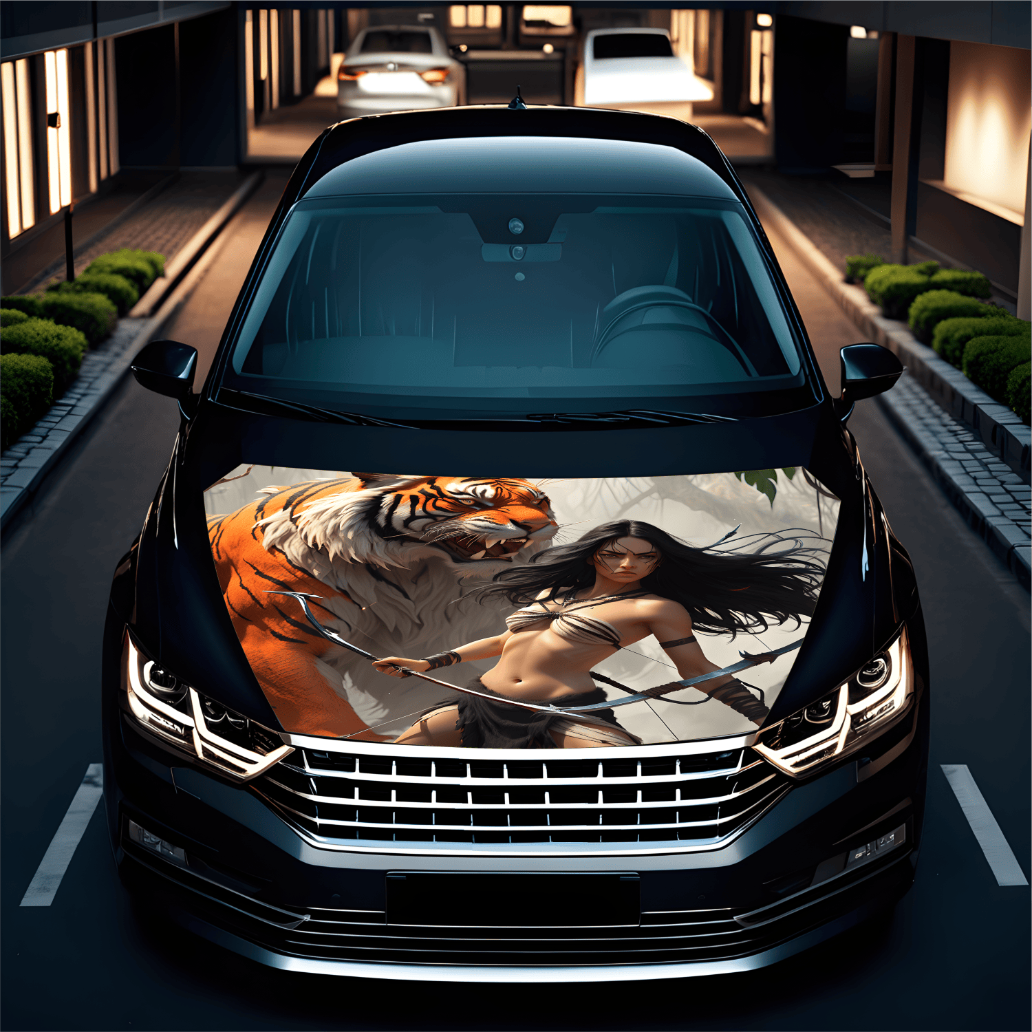 Folie Capota Auto "Hood Art" rezistenta la exterior, marime S (150 x 110cm) - Cod: AVX-CAPOTA-004S - imagine 2