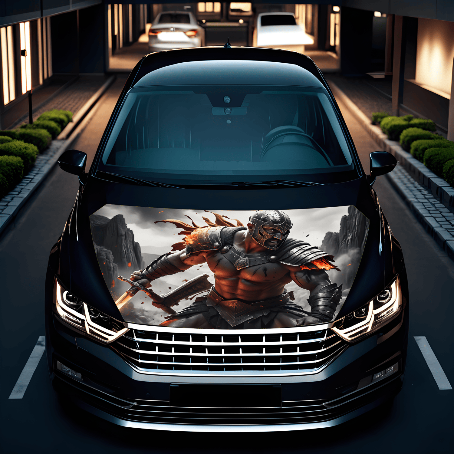 Folie Capota Auto "Hood Art" rezistenta la exterior, marime S (150 x 110cm) - Cod: AVX-CAPOTA-008S - imagine 2