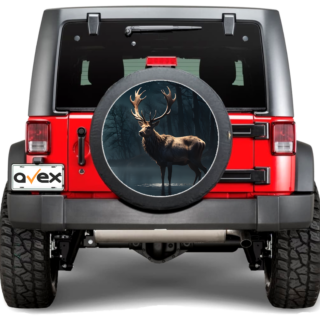 Sticker Auto "Roata de Rezerva" rezistenta la intemperii si raze UV, diametru 55 cm, Cod: AVX-RR08