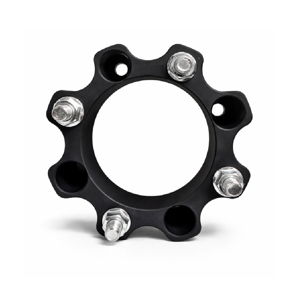 Set 2 buc. Distantiere Roti ATV din Aluminiu Forjat, grosime 60mm, distanta prezoane 4 x 110mm, gaura centrare 90,2mm, piulite M10 x 1,25 - imagine 3