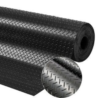 Covor Antiderapant din Cauciuc, Linoleum din Cauciuc pentru Protectie Podea Auto - model DIAMOND