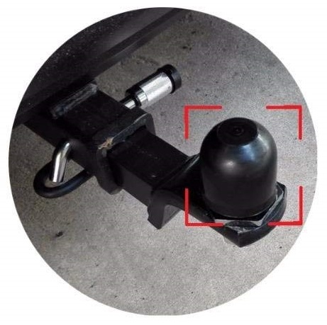 Capac carlig remorcare negru - imagine 2
